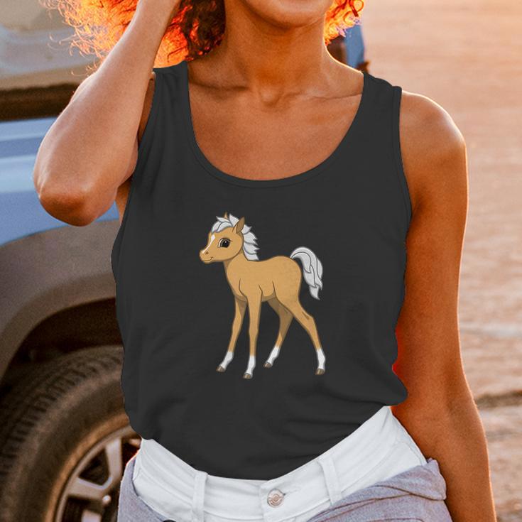 Cute Palomino Foal Horse Women Tank Top