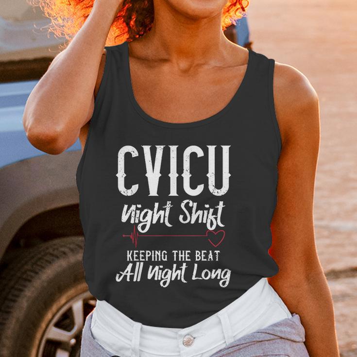 Cvicu Night Shift Nurse Keeping The Beat Women Tank Top