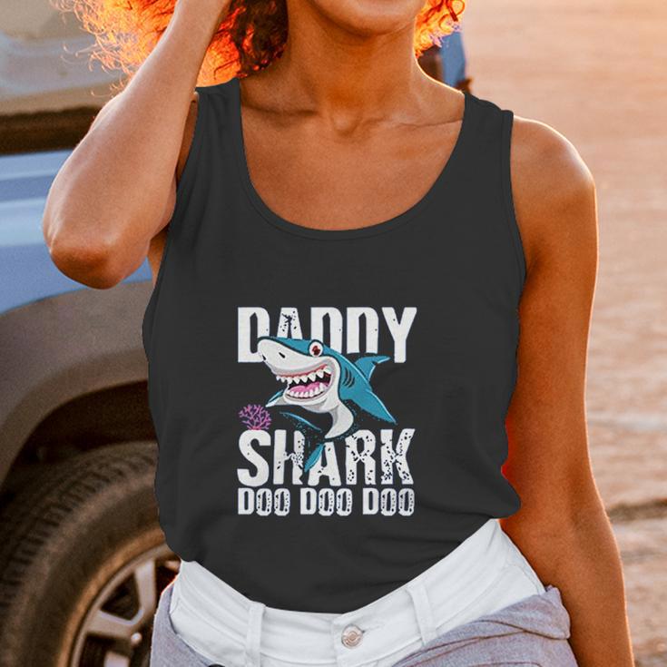 Daddy Shark Doo Best Christmas Gifts For Dad Women Tank Top