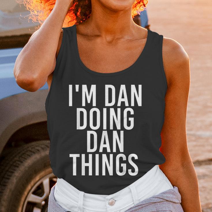 I Am Dan Doing Dan Things Funny Christmas Gift Idea Women Tank Top