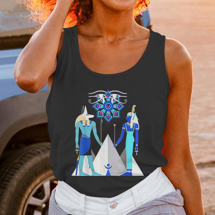 Egyptian God Anubis And Goddess Maat Amen Ra Women Tank Top