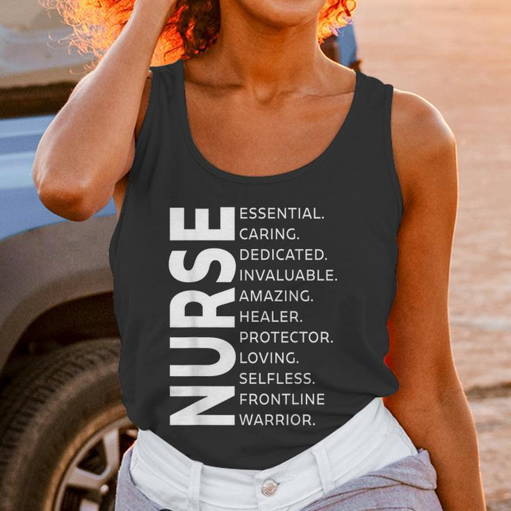 Frontline Warrior Nurse Essential Worker Graphic Design Printed Casual Daily Basic Women Tank Top