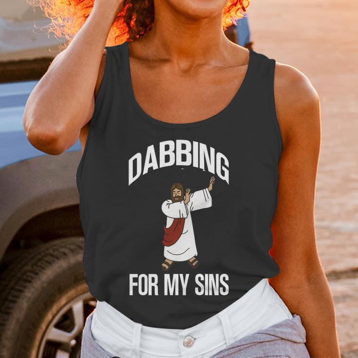 Funny Dabbing Jesus For My Sins Gift Item Women Tank Top