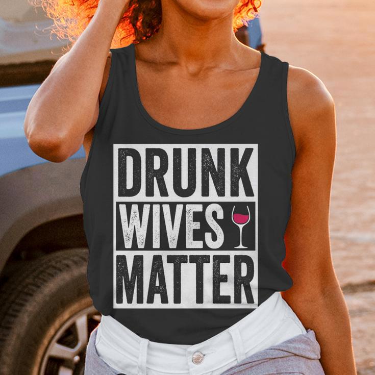 Funny Drunk Wives Matter Wine Drinking Women Tank Top