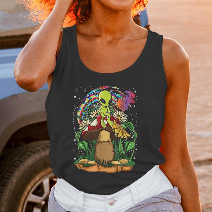 Funny Magic Mushroom Alien Trippy Shroom Lsd Gift Acid Trip Women Tank Top