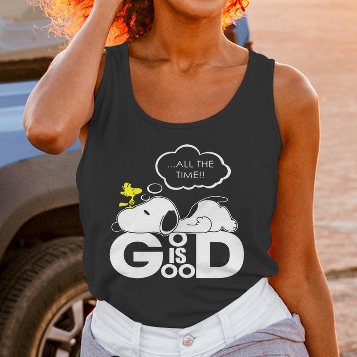 God Is Good Snoopy Women Tank Top