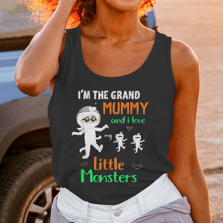 Im The Grand Mummy And I Love My Little Monsters Grandma Women Tank Top