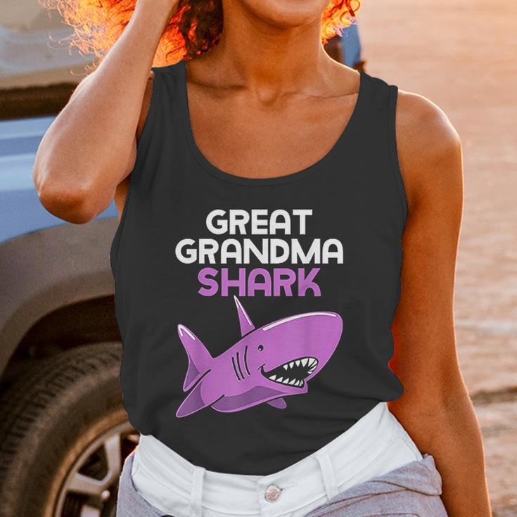 Great Grandma Shark Funny Family Gift Women Tank Top