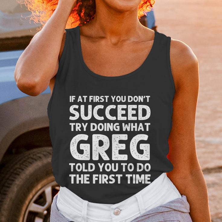 Greg Gift Name Personalized Birthday Funny Christmas Joke Gift Women Tank Top