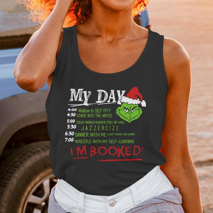 Grinch Christmas My Day List Time Im Booked Sweatshirt Hoodie Women Tank Top