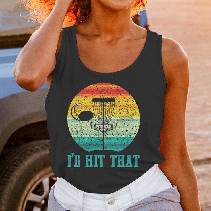 Id Hit That Funny Disc Golf Gifts For Frisbee Sports Lover Women Tank Top