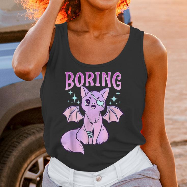 Kawaii Pastel Goth Cute Creepy Bat Cat Anime Theme Men Women T-Shirt Graphic Print Casual Unisex Tee Women Tank Top