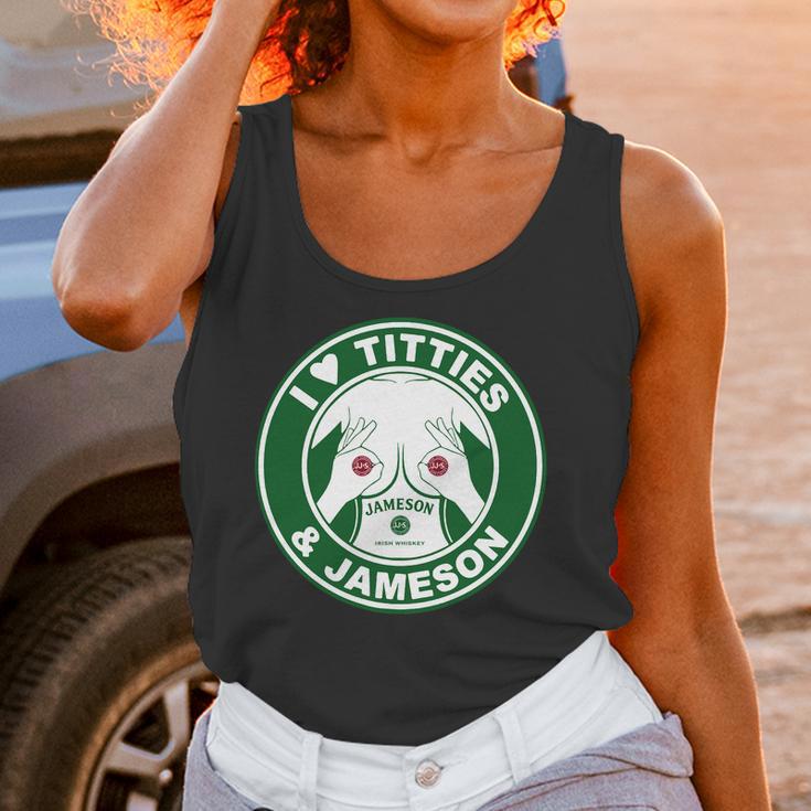 I Love Titties And Jameson Irish Whiskey Shirt Women Tank Top