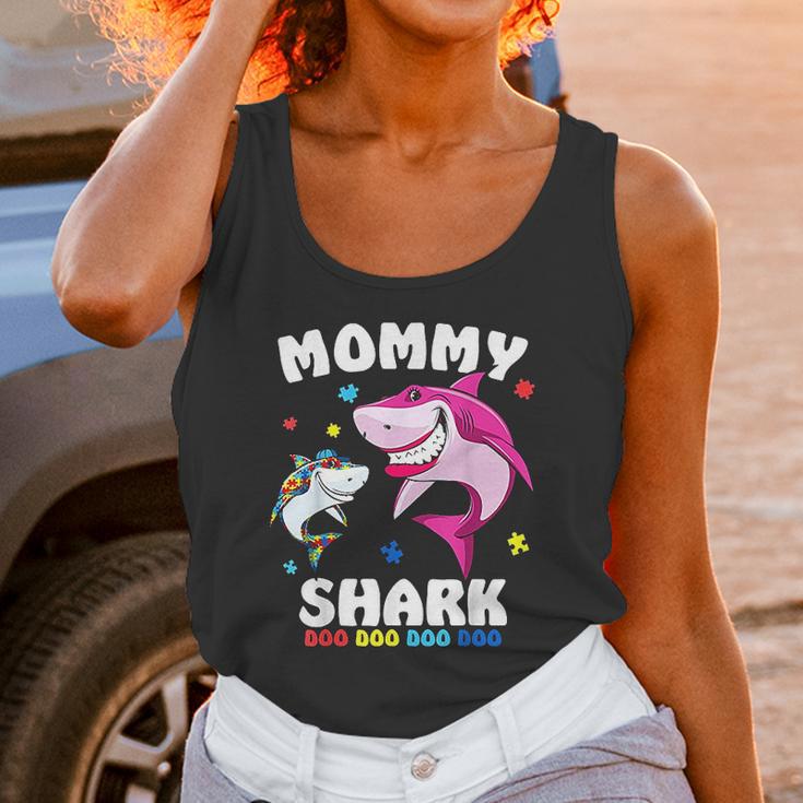 Mommy Shark Awareness Gift Women Tank Top