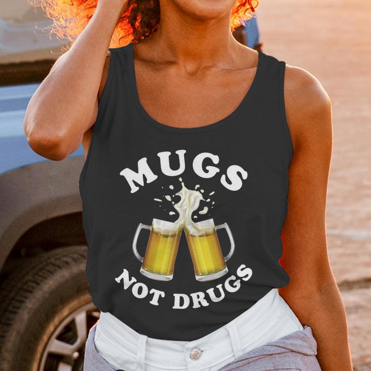 Mugs Not Drugs Funny St Patricks Day Beer Women Tank Top