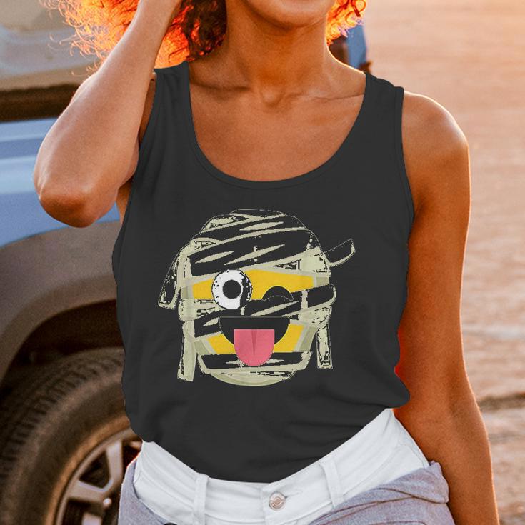 Mummy Emoji Wink Out Tongue Halloween Costume Women Tank Top