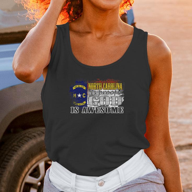 North Carolina Is Proof God Is Awesome State Flag 7213 Women Tank Top