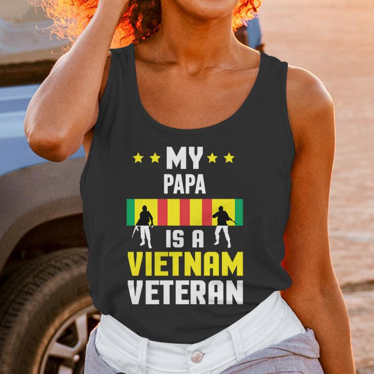 My Papa Is A Vietnam Veteran Proud National Vietnam War Veterans Day Men Women T-Shirt Graphic Print Casual Unisex Tee Women Tank Top