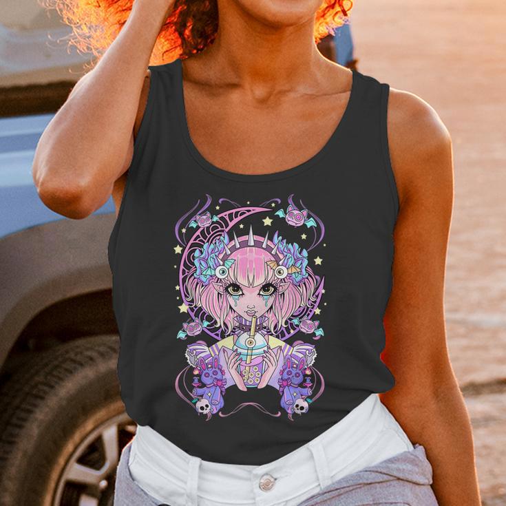 Pastel Goth Anime Girl Men Women T-Shirt Graphic Print Casual Unisex Tee Women Tank Top