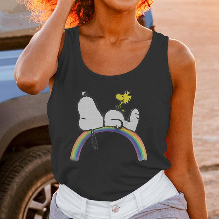 Peanuts Snoopy Rainbow Lgbt World Pride Shirt Women Tank Top