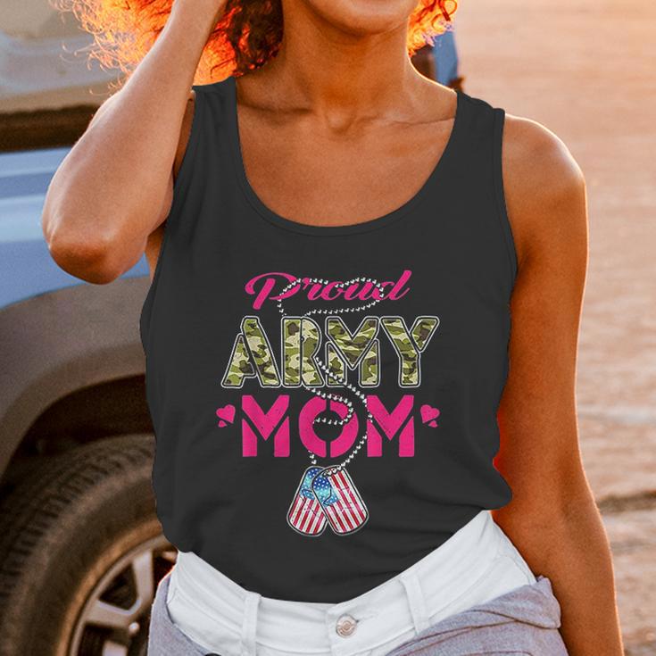 Proud Army Mom Us Flag Women Tank Top