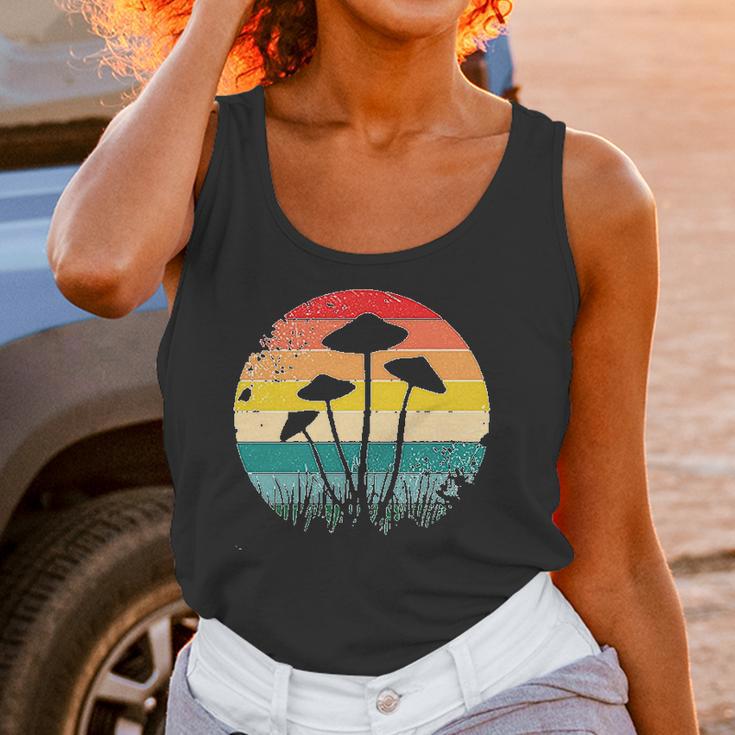 Retro Psychedelic Mushroom Graphic Women Tank Top