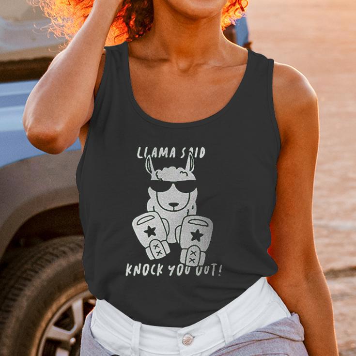 Retta Llama Said Knock You Out Ladies Women Tank Top