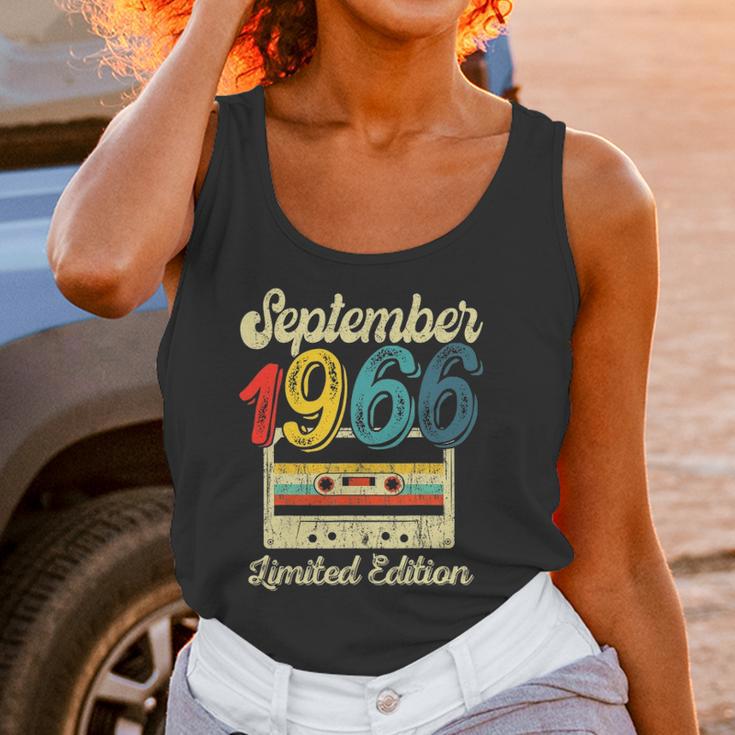 September 1966 55Th Birthday Gift 55 Years Old Men Women Women Tank Top