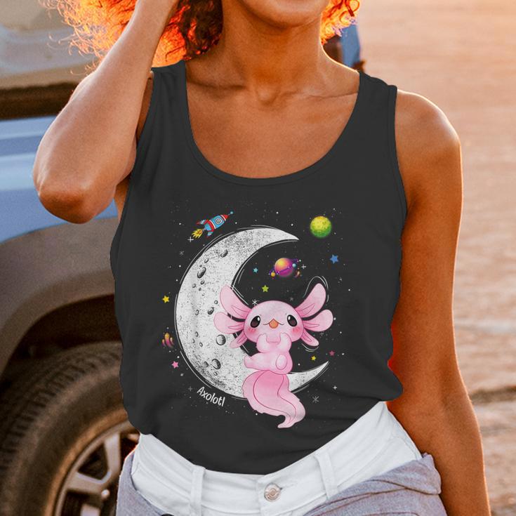 Space Axolotl Kawaii Pastel Goth Anime Comic Girl N Men Women T-Shirt Graphic Print Casual Unisex Tee Women Tank Top