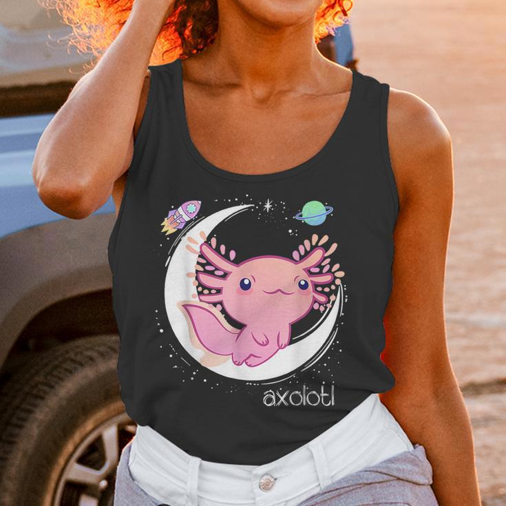 Space Axolotl Kawaii Pastel Goth Japanese Anime Gifts Men Women T-Shirt Graphic Print Casual Unisex Tee Women Tank Top