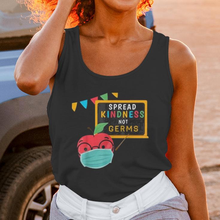 Spread Kindness Not Germs Classroom Funny Teacher Social Distancing Women Tank Top