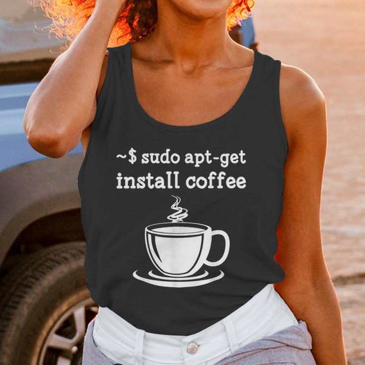 Sudo Apt Get Install Coffee Women Tank Top