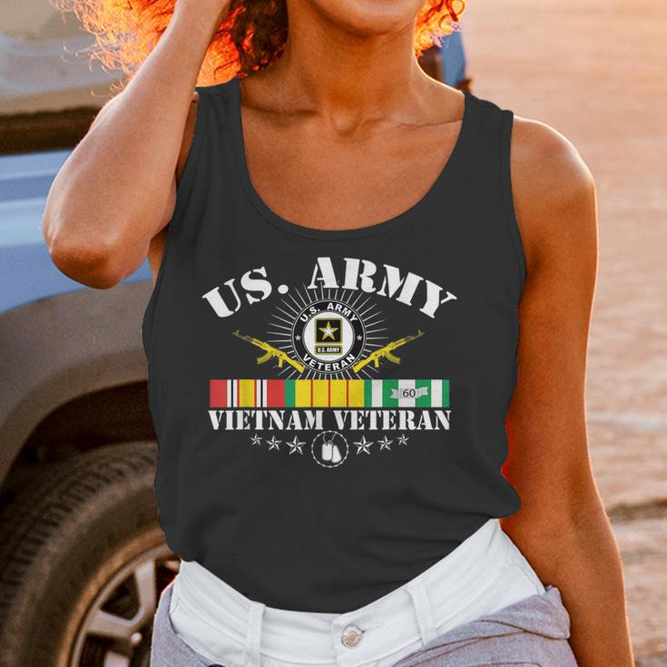 Us Army Vietnam Veteran Usa Flag Vietnam Vet Flag Men Women Women Tank Top