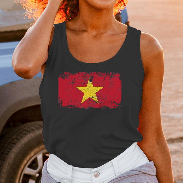 Vietnam Flag Vintage Men Women Kids Vietnam Women Tank Top