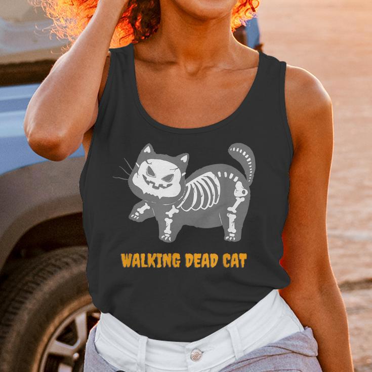 Walking Dead Cat Funny Sarcastic Humor Gift Women Tank Top