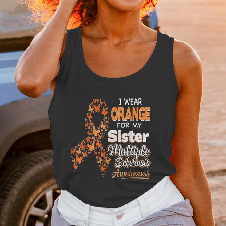 I Wear Orange For My Sister Multiple Sclerosis Awareness Women Tank Top