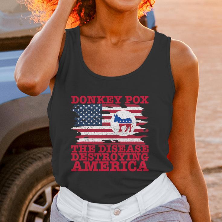 Wonky Donkey Pox The Disease Destroying America Women Tank Top