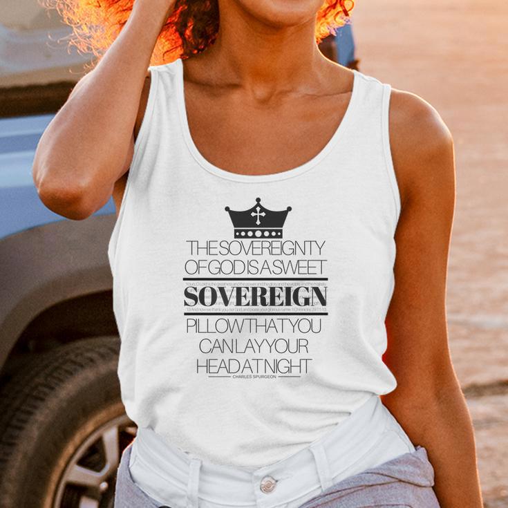 00021 Stylish Gods Sovereignty Charles Spurgeon Women Tank Top