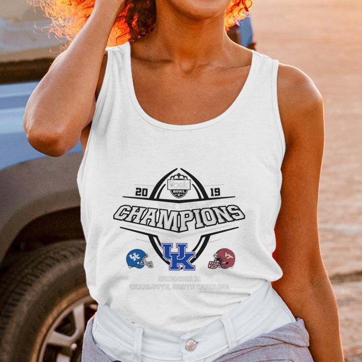 2019 Belk Bowl Champions Kentucky Wildcat Vs Virginia Tech Hokies Shirt Women Tank Top