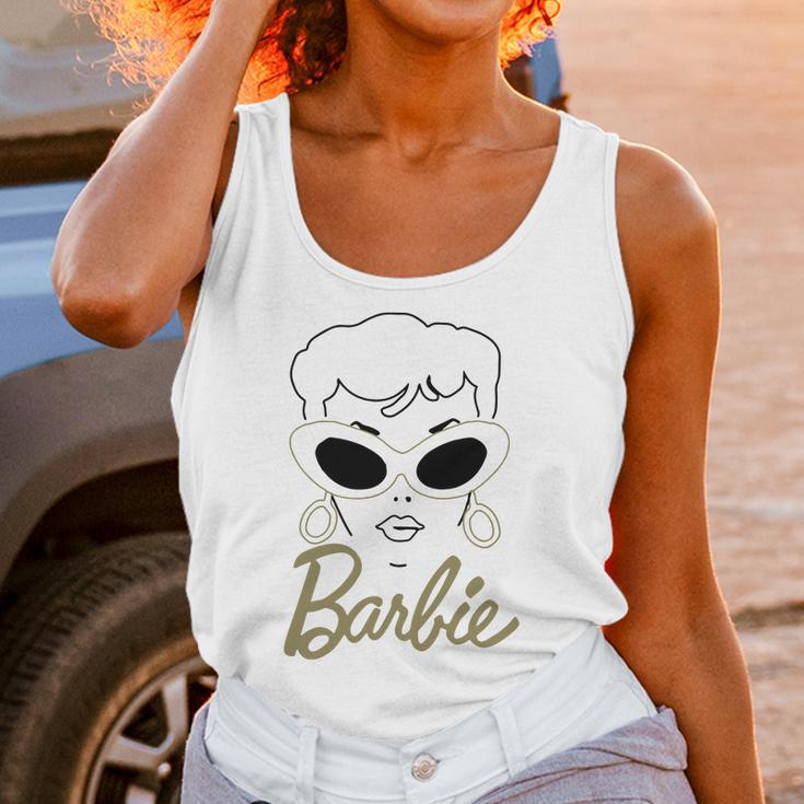 Barbie 60Th Anniversary Gold Glasses Women Tank Top