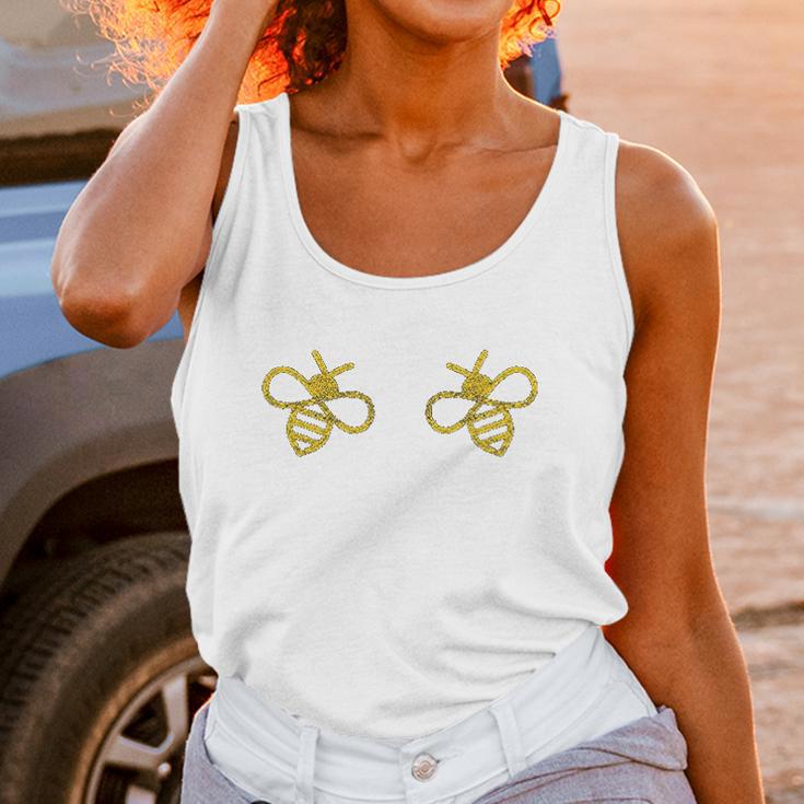 Boo Bees Funny Bug Breasts Innuendo Boobies Graphic Women Tank Top