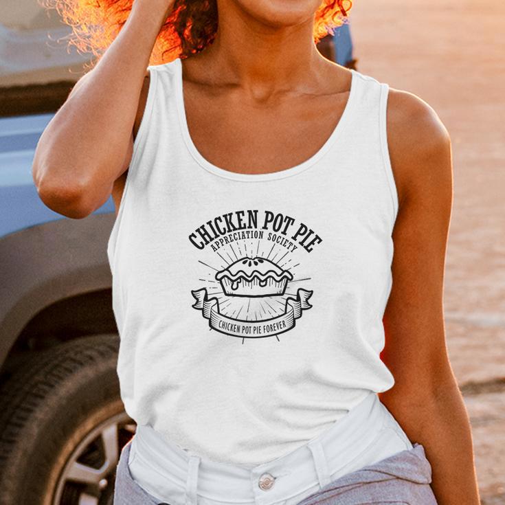 Chicken Pot Pie Appreciation Society Funny Food Women Tank Top