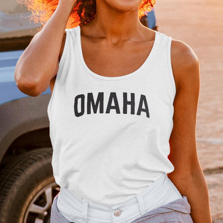 Classic Retro City Grey Style Nebraska Ne Council Bluffs Midwest Men Women Women Tank Top