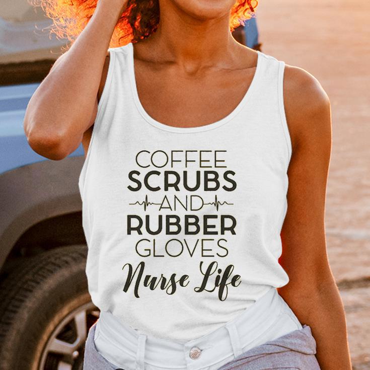 Coffee And Rubber Gloves Nurse Women Tank Top