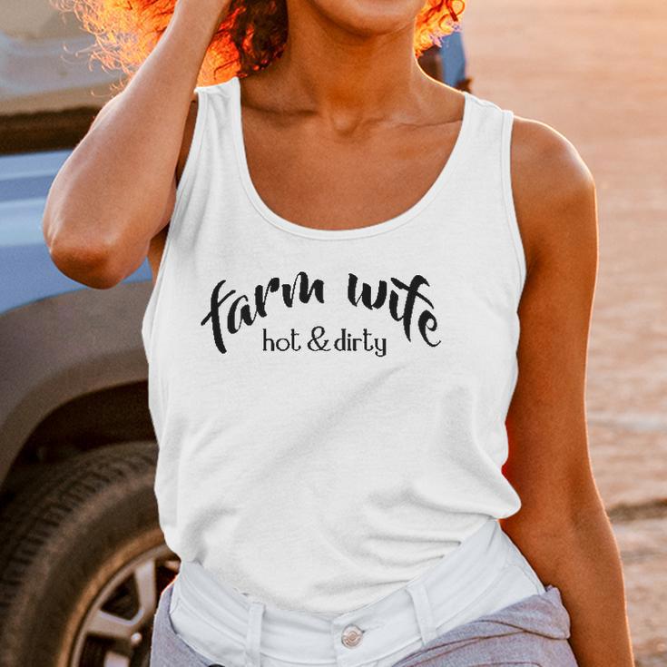 Cute Farm Wife Hot & Dirty Women Tank Top