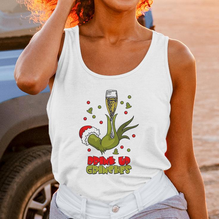 Drink Up Grinches Funny Christmas Drinking Women Tank Top