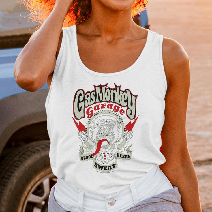 Gas Monkey Garage Blood Sweat Beers Women Tank Top