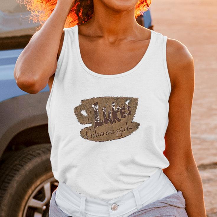 Gilmore Girls Juniors Vintage Lukes Coffee Women Tank Top