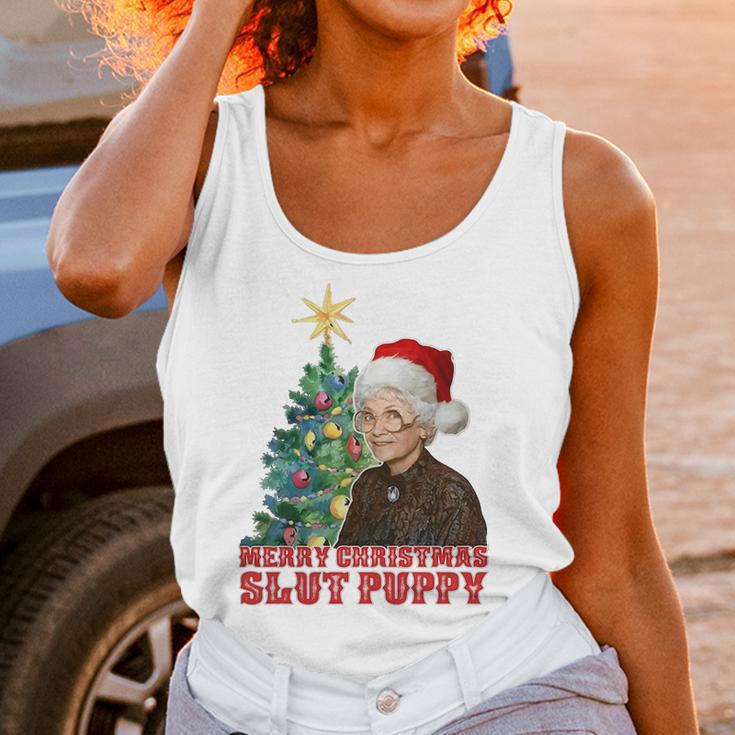 Golden Girls Sophia Merry Christmas Slut Puppy Hoodie Women Tank Top