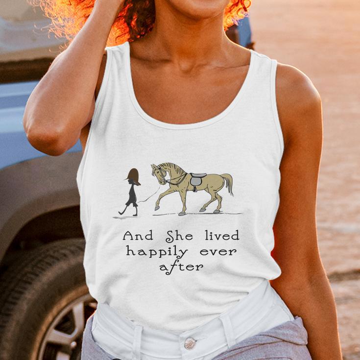 Happily Ever After Horse Equestrian Tee Women Tank Top